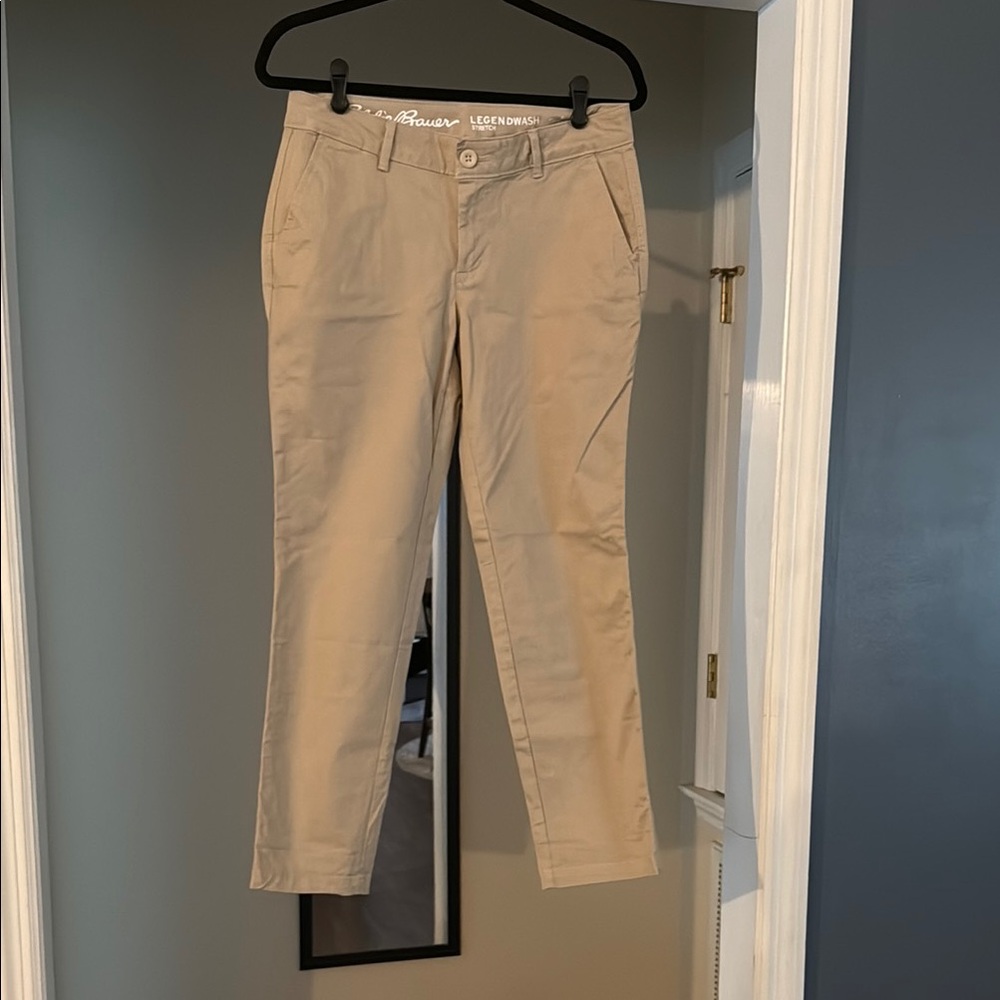 Eddie Bauer Women’s Stretch Legend Wash Pants - Boyfriend - Cloud Khaki